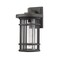 Z-Lite Jordan 1 Light Outdoor Wall Sconce, Oil Rubbed Bronze And Clear Seedy 570XL-ORB - alternate 4